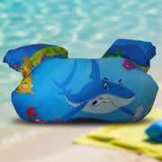 Chaleco Salvavidas Flotador Playa Azul Tiburón Gafas