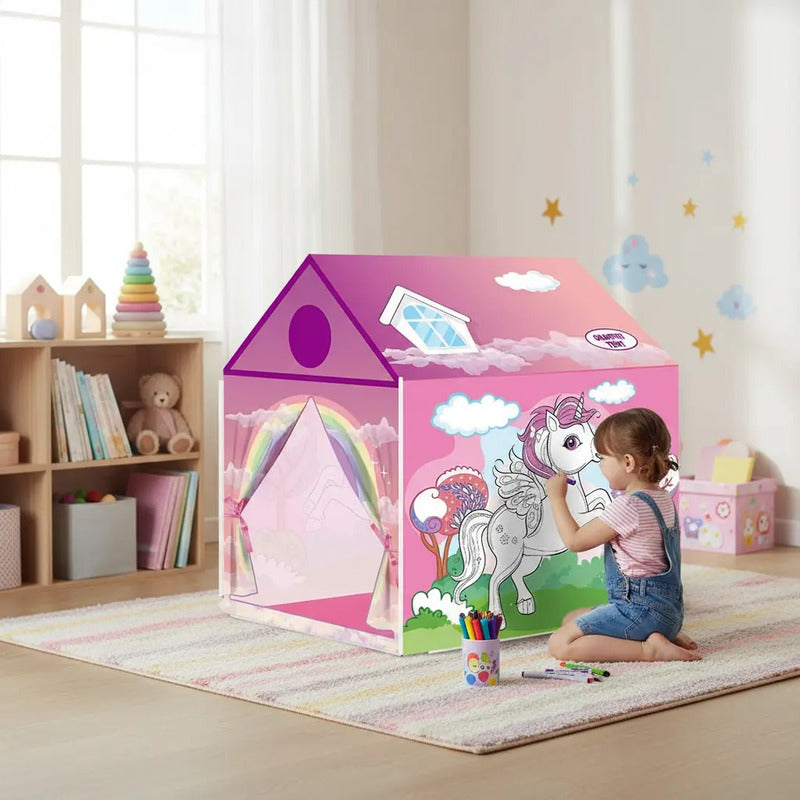 Carpa De Juego Graffiti Lavable Con Bolígrafo De Color Cc-20 Lila