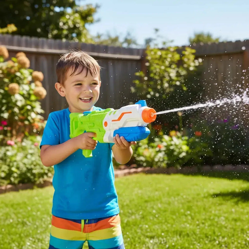 Lanzador Pistola De Agua Infantil Colorido P-5637 Verde