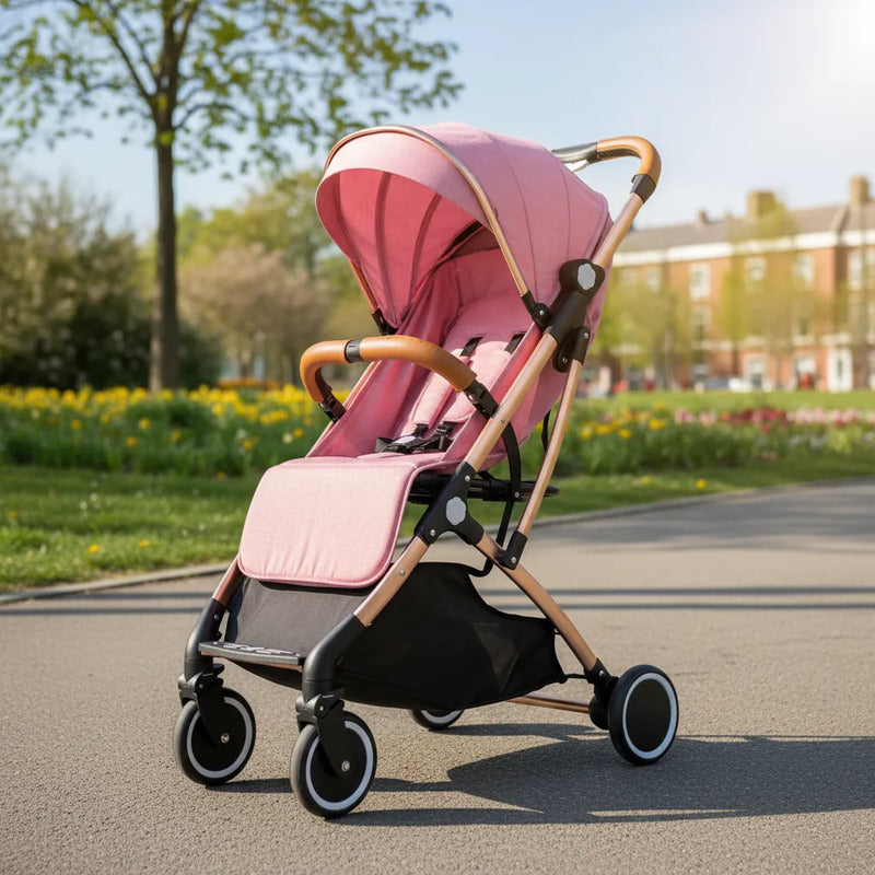 Coche Tipo Maleta Facil Plegable Para Bebe + Toldillo 8005