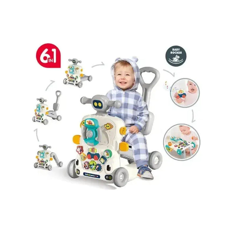 Andadera Caminador Kidshop 6en1 Mesa Y Actividades He0831
