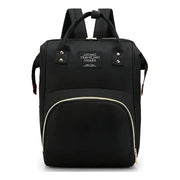 Pañalera Multinfuncional Bebe Mochila Colores Color Negro