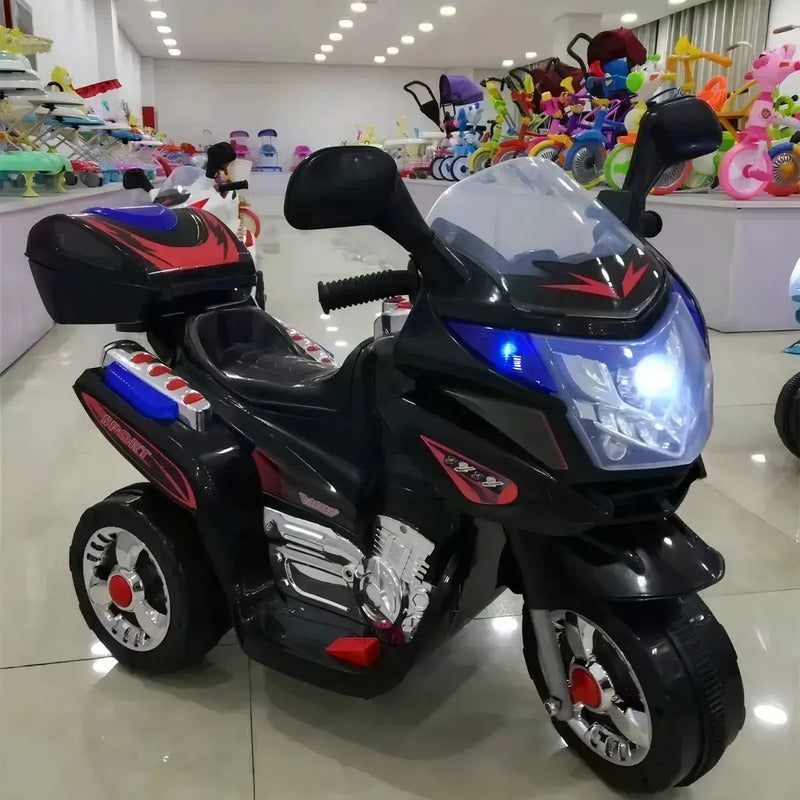 Moto Eléctrica Montable Kidshop 2025 6v 1 Asiento Color Rojo 110/220v