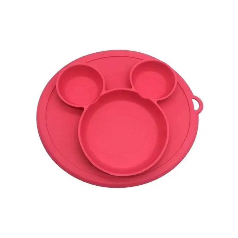 Plato En Silicona Bebe Antideslizante Colores Hydg-2