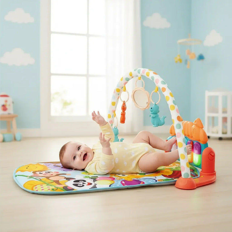 Gimnasio Para Bebés Didáctico Piano, Sonidos, Dy19