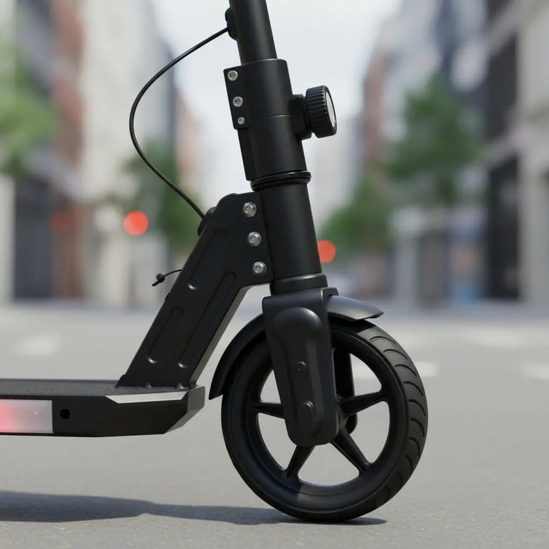 Patineta Scooter Electrica Niños Luces Motor 150w E26-5 Color Negro
