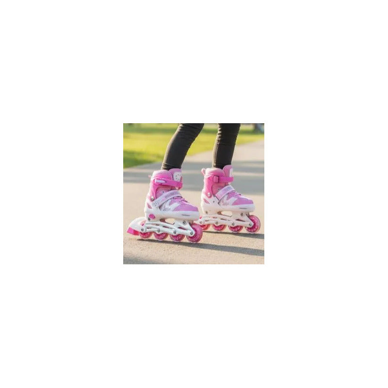 Patines En Línea Ajustables Niños Niñas Semiprofesional