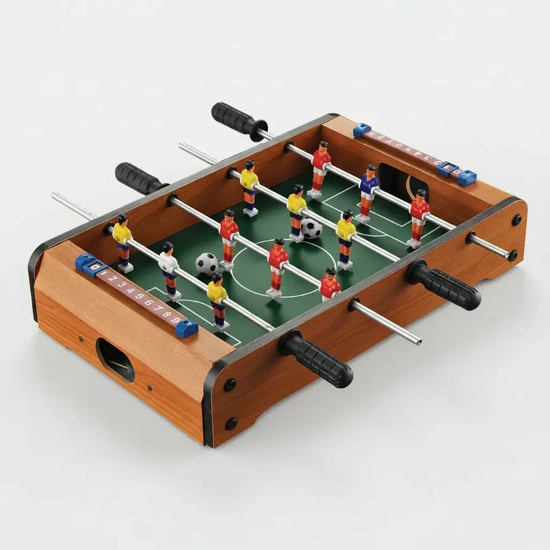 Mini Metegol De Madera Juego De Mesa X5238 Madera