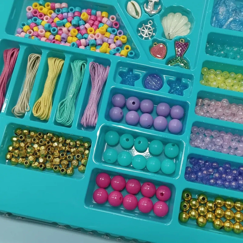 Set Para Hacer Pulseras Con Colores Y Figuritas Px1591-1