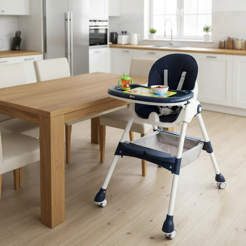 Silla Comedor Juguetes Para Bebe Freno Plegable Con Ruedas