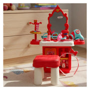 Tocador Infantil Niñas Luz Sonido Espejo Accesorios Amanda-1 Fuscia