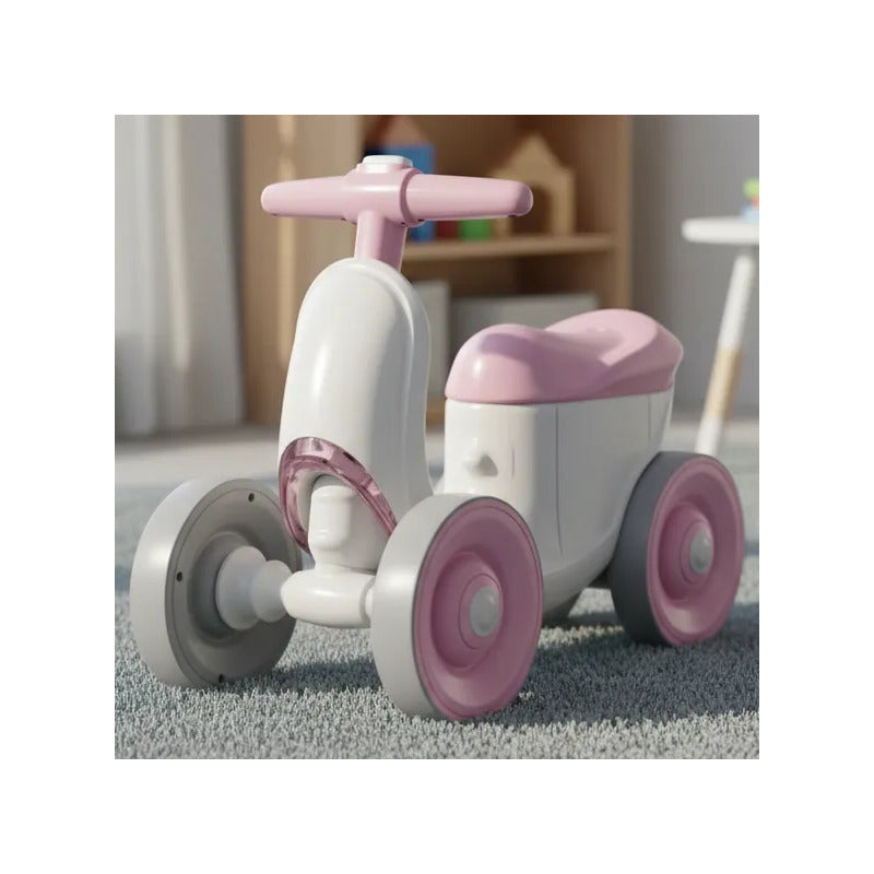 Carrito  Montable  Impulso De Bebe Luces Y Sonido