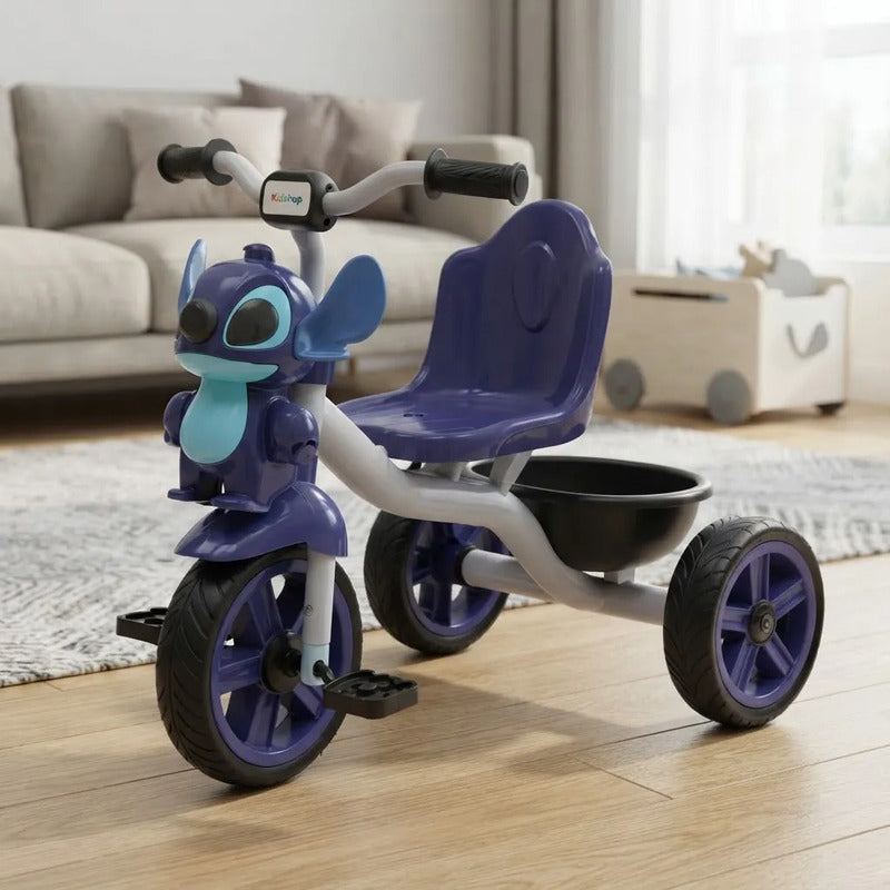Triciclo Bicicleta Infantil Musical Kidshop 6067 Azul