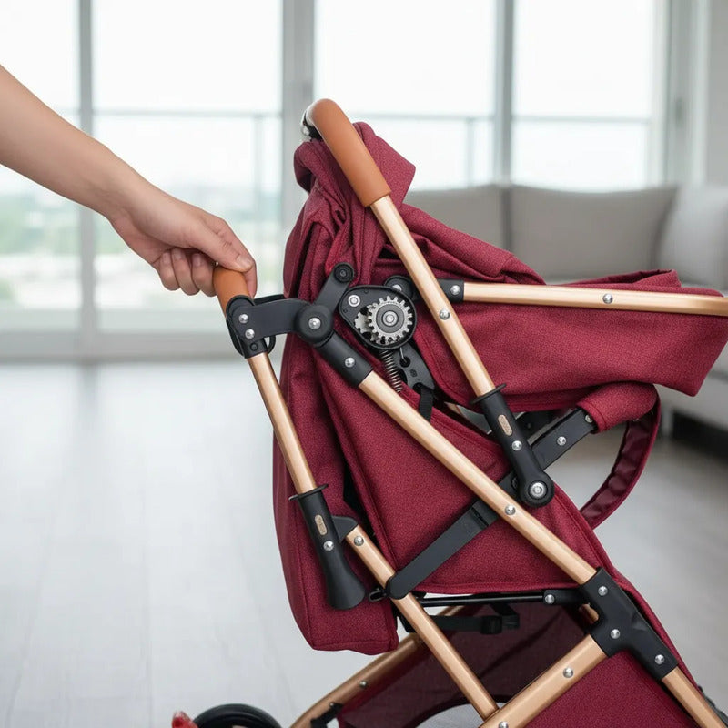 Coche Paseador Para Bebe Tipo Maleta + Toldillo 609-1