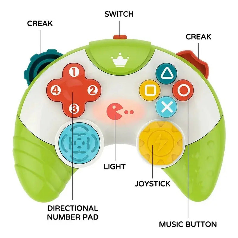Control Game Juega Y Aprende Conmigo  Blanco/verde