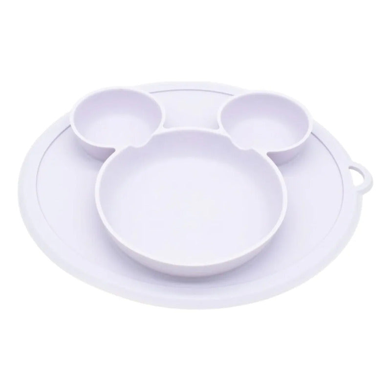 Plato En Silicona Bebe Antideslizante Colores Hydg-2