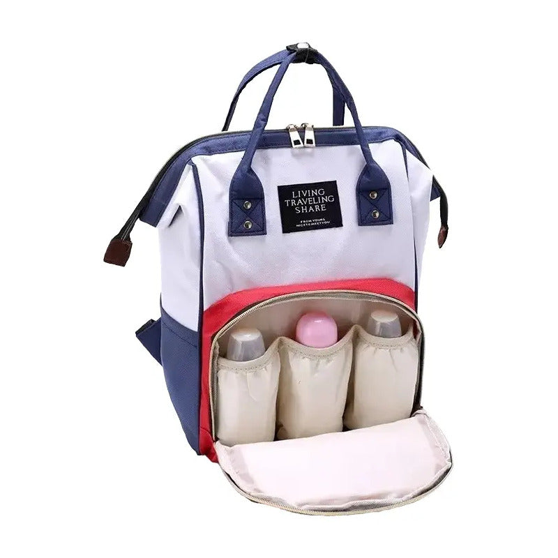 Pañalera Multinfuncional Bebe Mochila Colores Original Hy-1