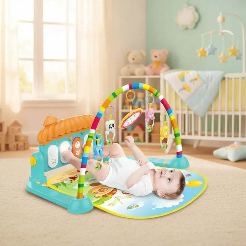 Gimnasio Piano Manta Con Sonajeros Para Bebes