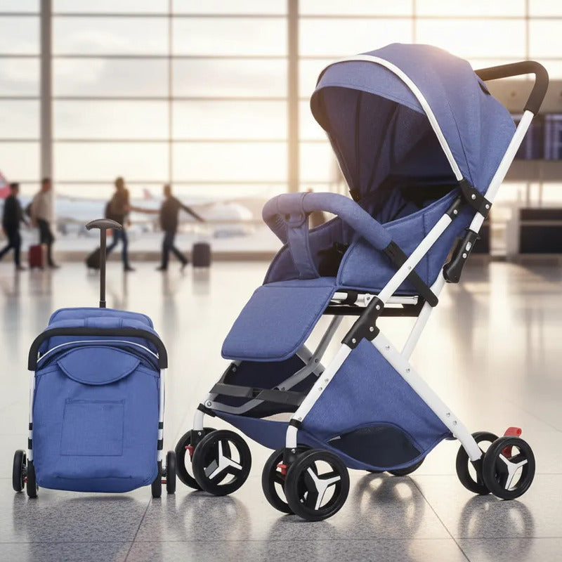 Coche Paseador Para Bebe Tipo Maleta + Toldillo 609-2