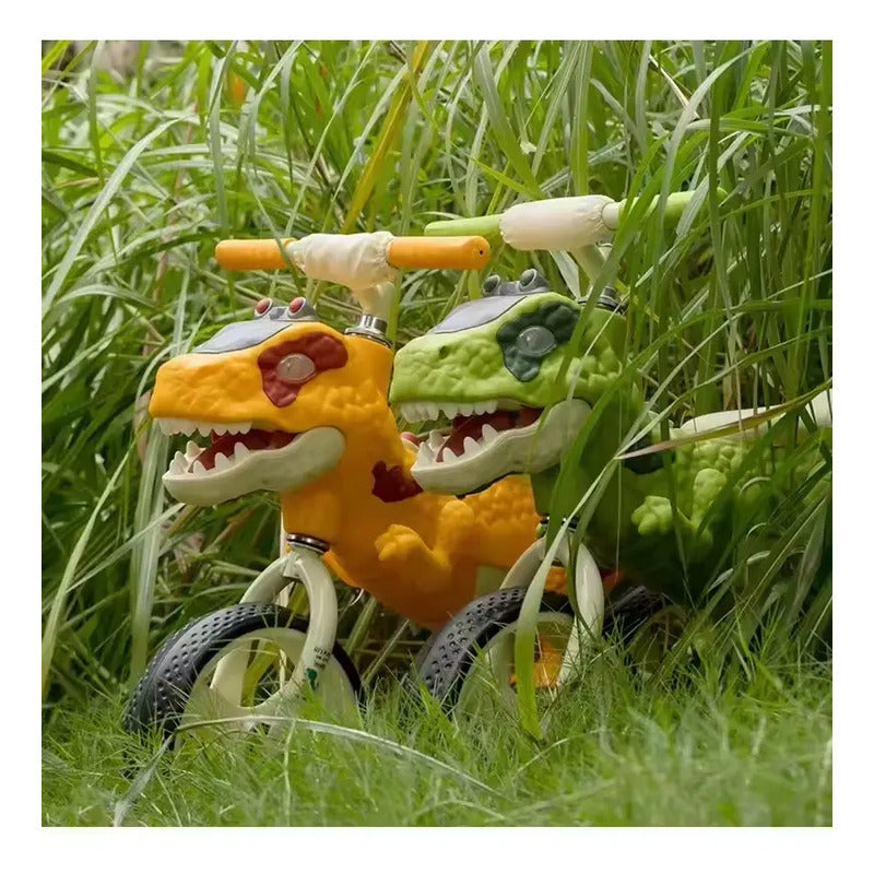 Triciclo Bicicleta Dinosaurio Con Música Y Cesta Tr-064