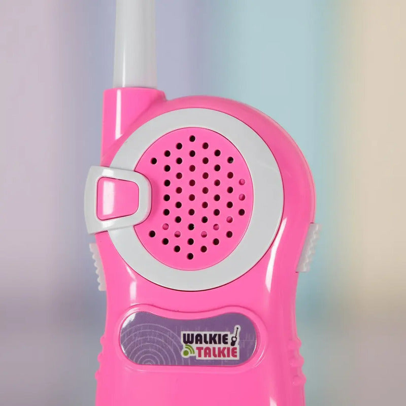 Radio De Voz Walkie Talkie Para Niños, Divertido 286 Color Rosado