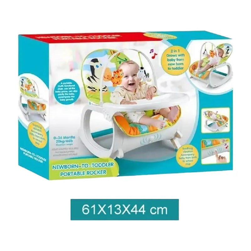 Silla Mecedora Vibradora Crece Conmigo Bebe Selva Comedor