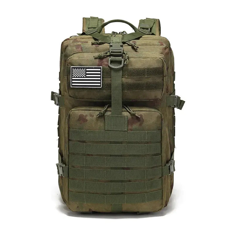 Mochila Maleta Maletin Táctico Militar 40 Litro Verde Musgo Liso