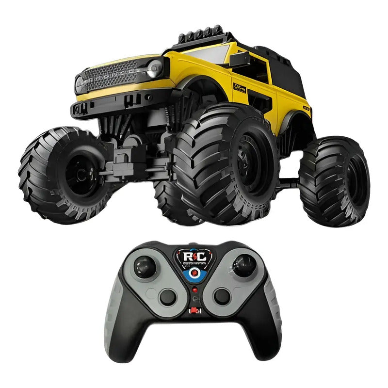 Juguete Coche De Escalada De Control Remoto 2.4g Gk5616 Color Amarillo Personaje Liso
