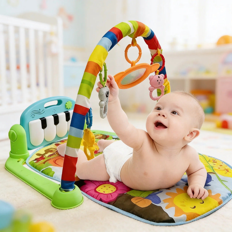 Gimnasio Bebe Musical Tapete Piano Unisex Oferta Didáctico ! Verde