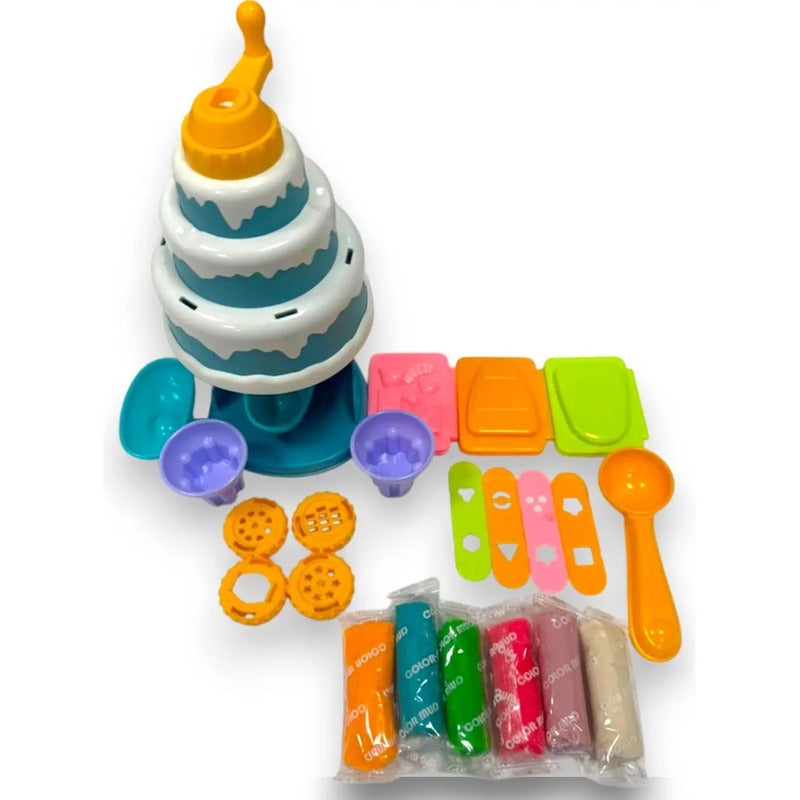 Juguete Para Niños Maquina De Helados Con Plastilina Px1591 Agua
