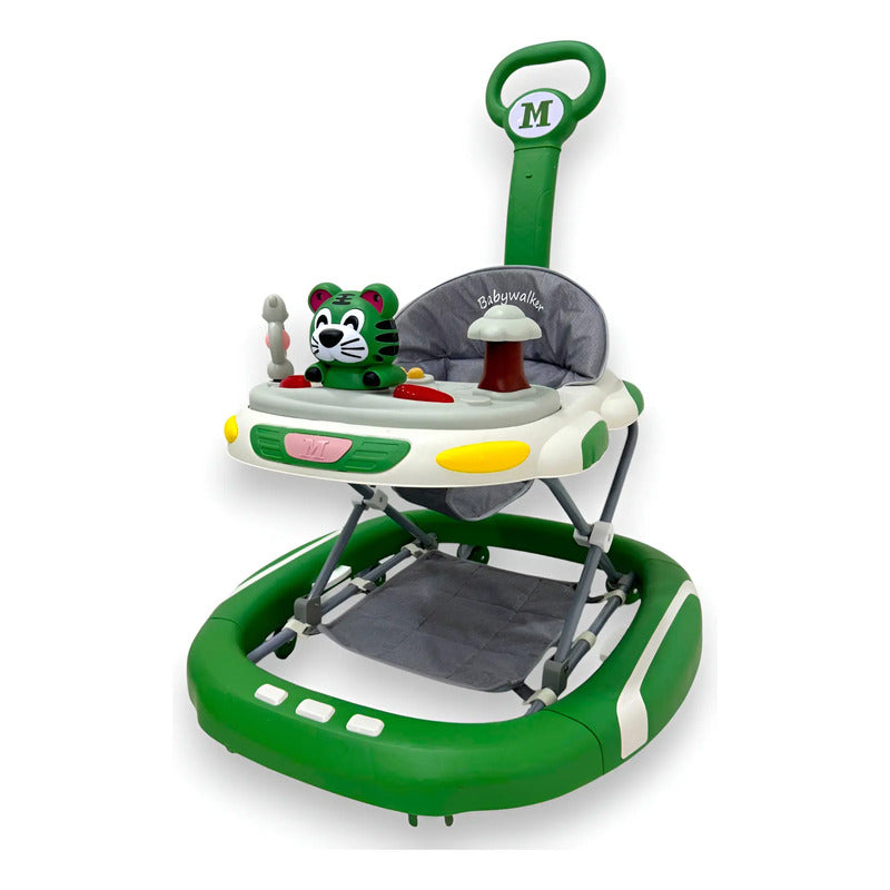 Caminador Mecedora  Musical Bebe Tapete Saltarin Tigre 341b
