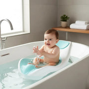 Silla Asiento Bañera Para Bebe De Descanso Silicona Suave