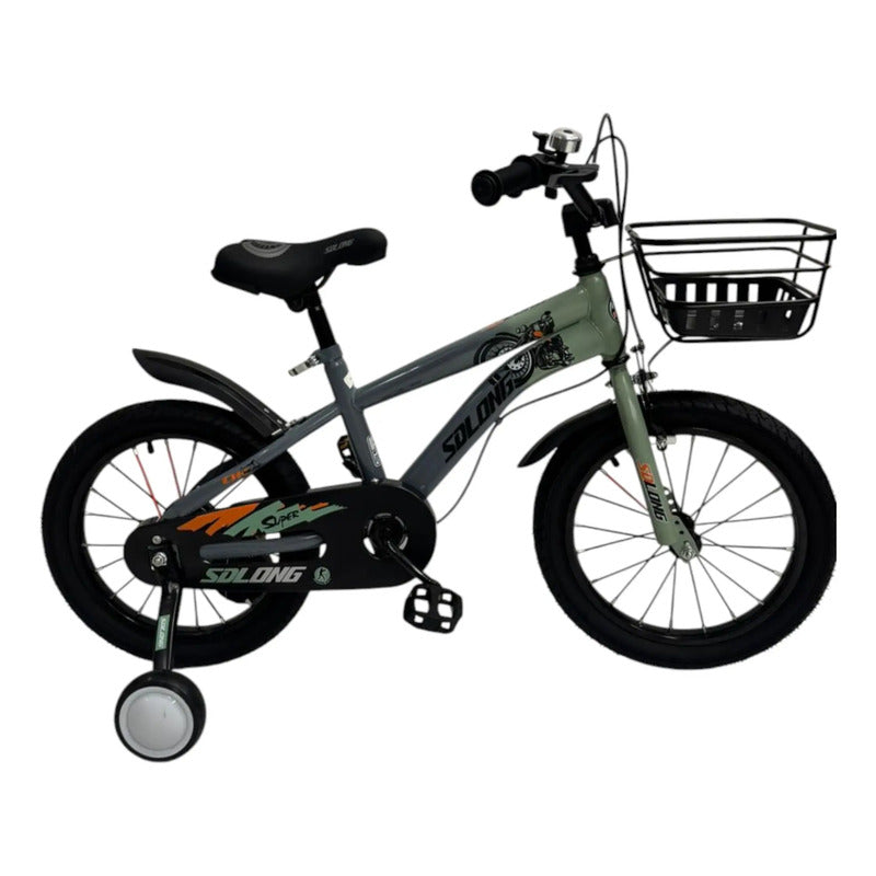 Bicicleta Niños Rin 12 Canasta Pito Frenos Bc01-d