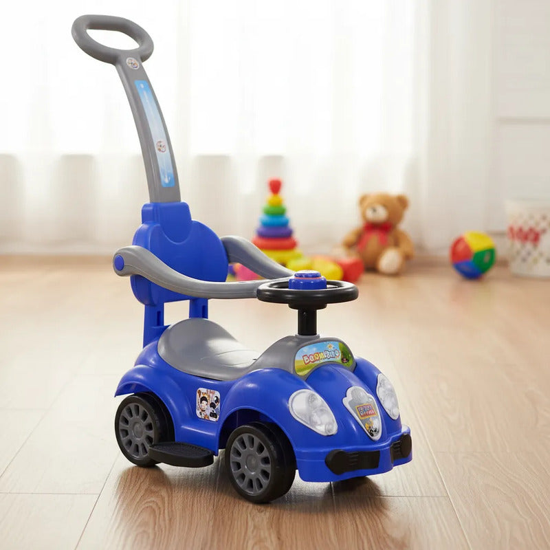 Carro Montable De Impulso Para Niños Musical J-bc8558p-az Azul