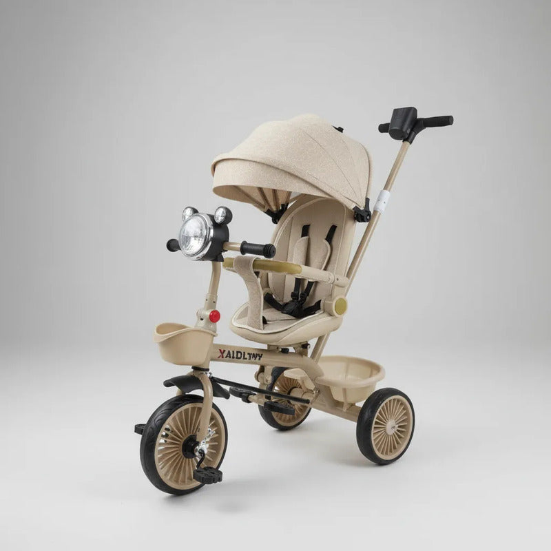 Triciclo De Lugo Bebe Niño Multietapa Kidshop 6068 Beige