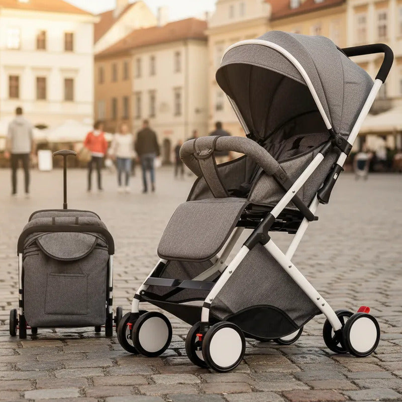 Coche Paseador Para Bebe Tipo Maleta + Toldillo 609-2