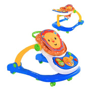 Caminador 4 En 1 Comedor Bebe Andadera Didactico Nino Nina Color Azul Azul