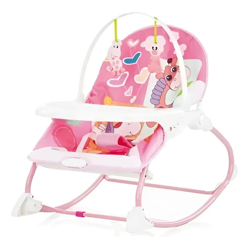 Silla Mecedora Vibradora Con Bandeja Para Bebes A7540