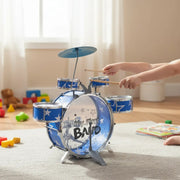 Set Batería Musical Tambores + Silla Niños Percusión M6302