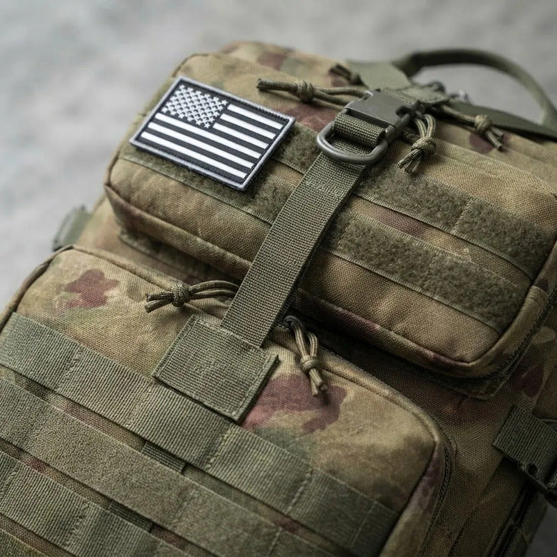 Mochila Maleta Maletin Táctico Militar 40 Litro Verde Musgo Liso