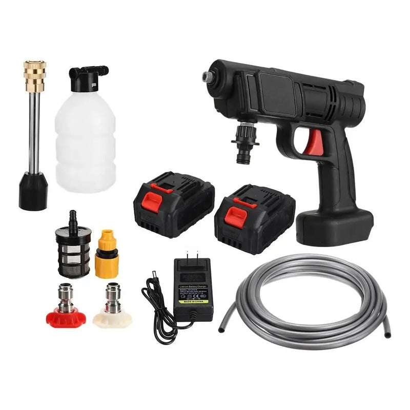 Hidrolavadora Inalámbrica Portátil Jh 004 21v 60°c Negro 110v