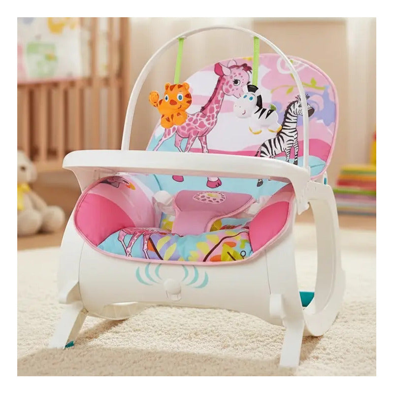 Silla Mecedora Vibradora Crece Conmigo Bebe Selva Comedor