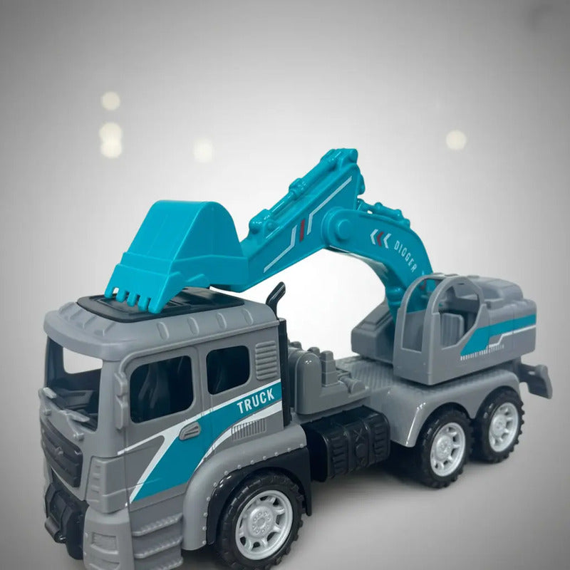 Carro Camión Retroexcavadora Construcción Juguete Niño Zk004
