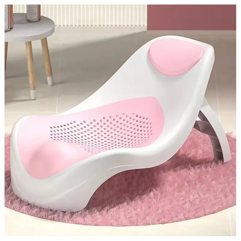 Silla Asiento Bañera Para Bebe De Descanso Silicona Suave