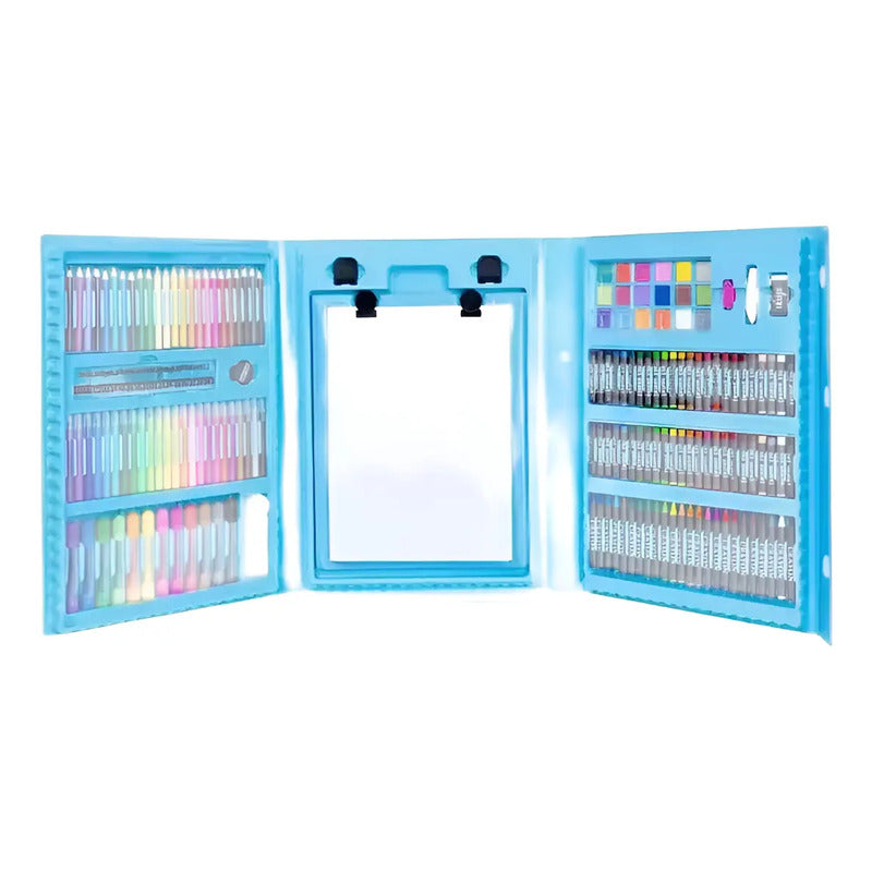 Set De Arte Para Niños 208 Piezas Portátil Crayon Colores
