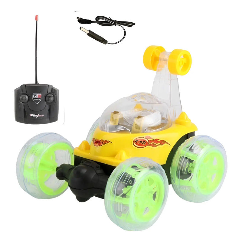 Carro Loco Recargable Control Remoto Acrobacias 360 Juguete