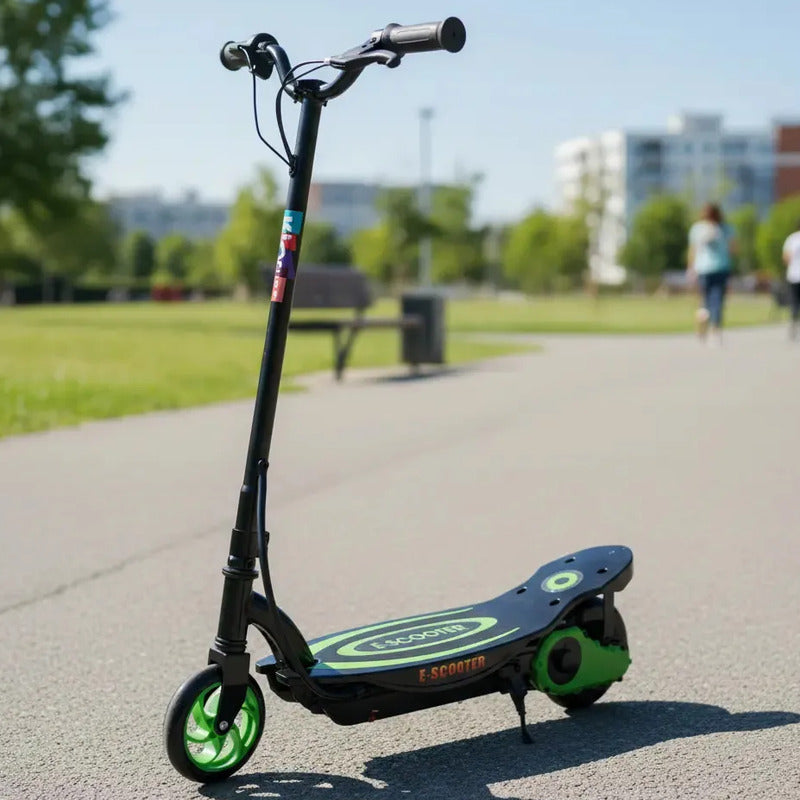 Patineta Eléctrica Kidshop Para Niños 15km/h Pt11 Color Verde