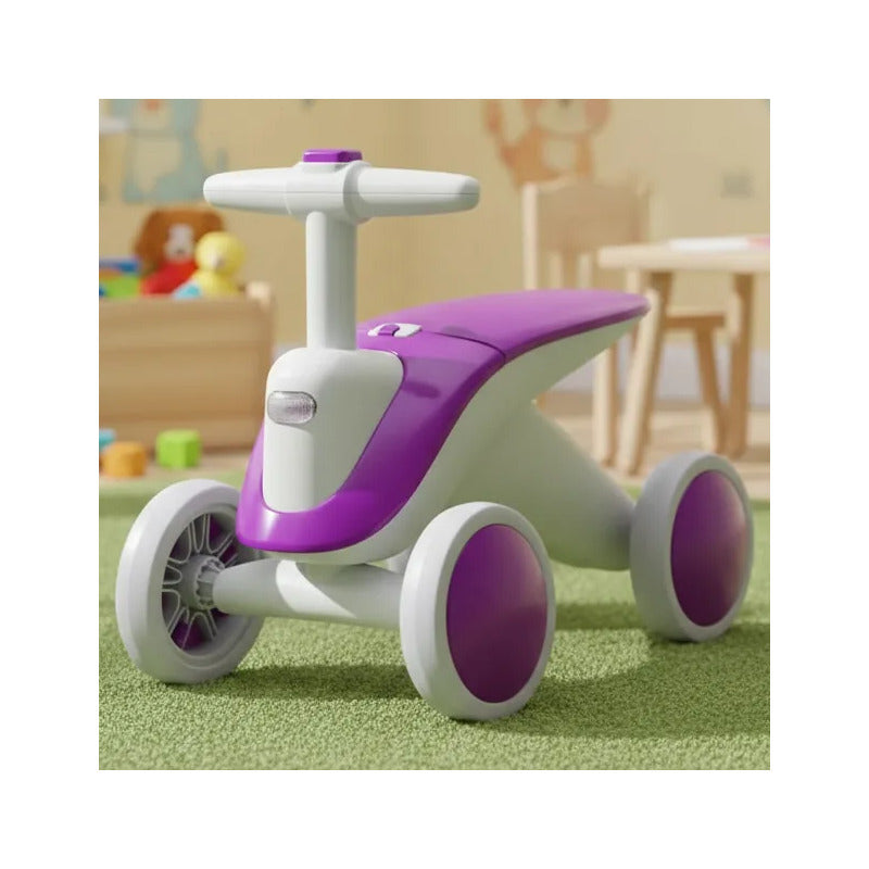 Carrito Montable Impulso De Niñas Y  Niños  Luces Y Sonidos