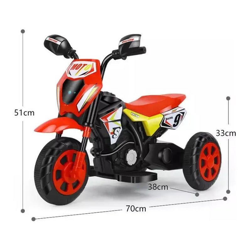 Moto Carro Recargable Electricas Montable 1 A 3 Años Color Azul Voltaje Del Cargador 110v