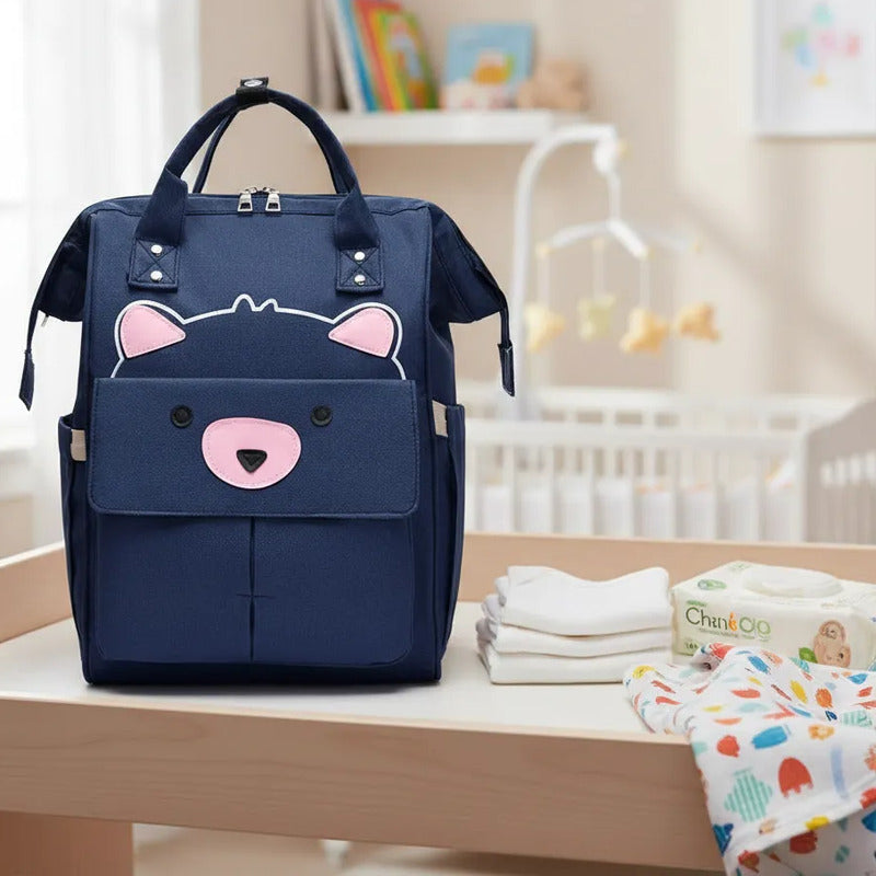Bolso Pañalera Bebe Tipo Morral Nuevo Diseño Ref 1402